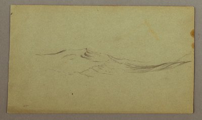 Rysunek, Fale, prawdopodobnie 1860 autorstwa Frederic Edwin Church