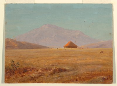 Ekwador ?, górski płaskowyż z chatą autorstwa Frederic Edwin Church