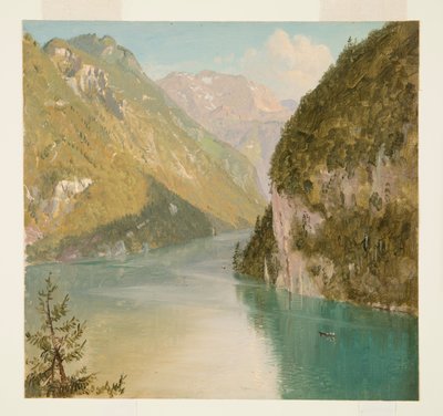 Königssee, Bawaria autorstwa Frederic Edwin Church