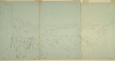 Krajobraz w El Yeman autorstwa Frederic Edwin Church