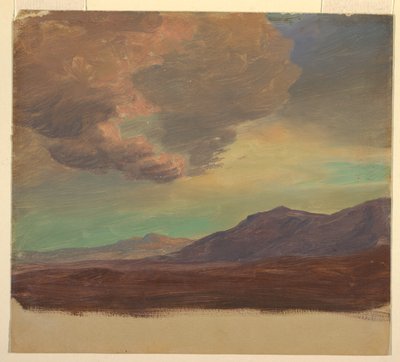 Krajobraz, w pobliżu Palestyny lub Syrii autorstwa Frederic Edwin Church
