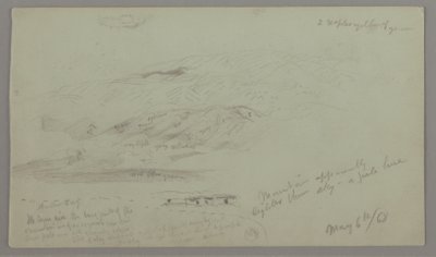 Krajobrazy w pobliżu Baalbek, Liban autorstwa Frederic Edwin Church