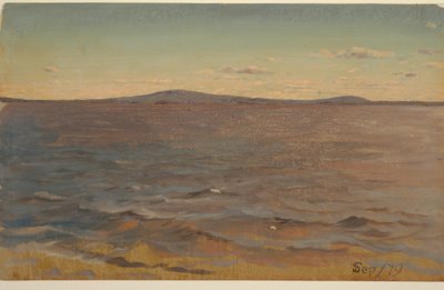 Wybrzeże Maine, surf autorstwa Frederic Edwin Church