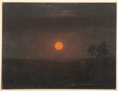 światło księżyca autorstwa Frederic Edwin Church