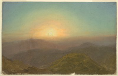 Poranny krajobraz autorstwa Frederic Edwin Church