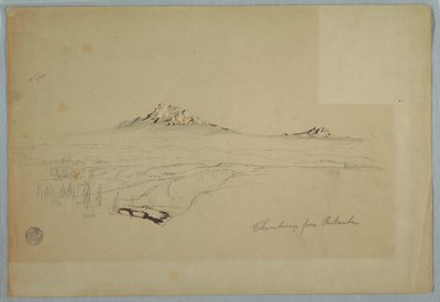 Góra Chimborazo, Widok z Riobamby, Ekwador autorstwa Frederic Edwin Church