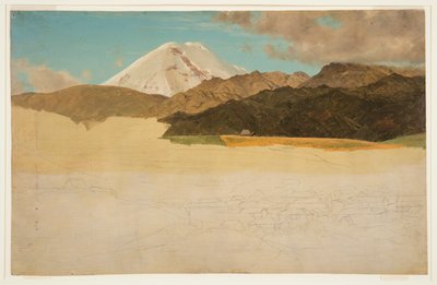 Góra Chimborazo i Guaranda, Ekwador autorstwa Frederic Edwin Church