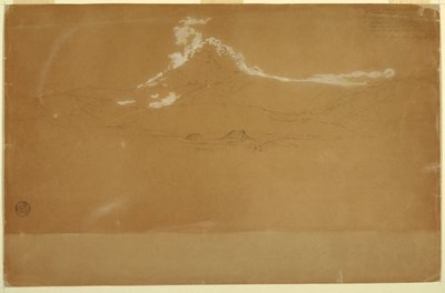 Góra Chimborazo, w pobliżu Guanojo i Guaranda, Ekwador autorstwa Frederic Edwin Church