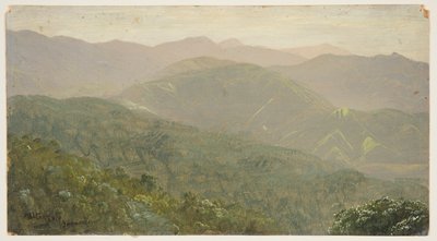 Krajobraz górski, Jamajka autorstwa Frederic Edwin Church