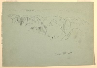 Góra, Wady el-Arabah, 23 lutego 1868 autorstwa Frederic Edwin Church