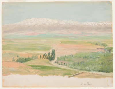 Góry w pobliżu Baalbec autorstwa Frederic Edwin Church