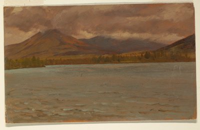 Góra Katahdin z jeziora Katahdin autorstwa Frederic Edwin Church