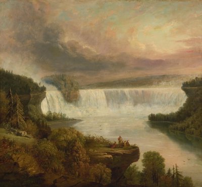 Wodospad Niagara (Wodospad Podkowa) autorstwa Frederic Edwin Church