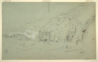 Petra z południowego zachodu autorstwa Frederic Edwin Church