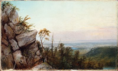 Skały i krajobraz autorstwa Frederic Edwin Church