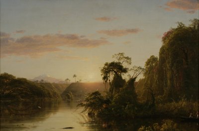 Scena na Magdalenie, 1854 autorstwa Frederic Edwin Church