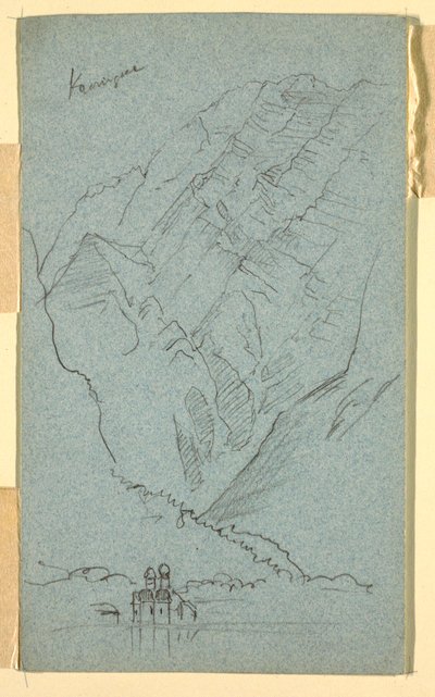 Brzeg Königssee, B autorstwa Frederic Edwin Church
