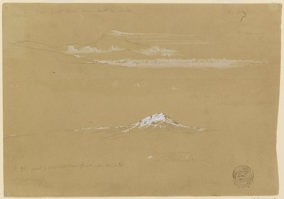 Sincholagua, poranek, ze Świątyni Słońca, Quito autorstwa Frederic Edwin Church