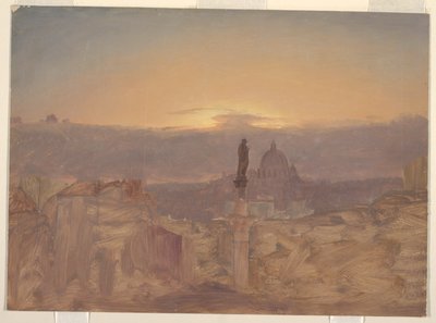 Bazylika św. Piotra z Pincio, Rzym autorstwa Frederic Edwin Church