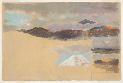 Badania góry Chimborazo, Ekwador autorstwa Frederic Edwin Church