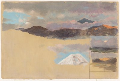 Badania góry Chimborazo, Ekwador autorstwa Frederic Edwin Church