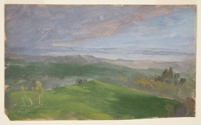Letni widok, Dolina Hudson, Nowy Jork autorstwa Frederic Edwin Church