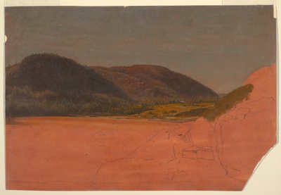 Ul i piaszczysta plaża z Great Head, Mount Desert autorstwa Frederic Edwin Church