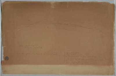 Chimborazo pokazany z Riobamby, Ekwador, 13 lipca 1857 autorstwa Frederic Edwin Church