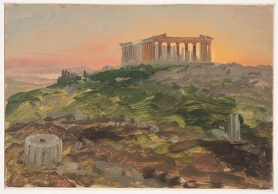 Partenon od południowego wschodu autorstwa Frederic Edwin Church