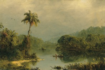 Krajobraz tropikalny autorstwa Frederic Edwin Church