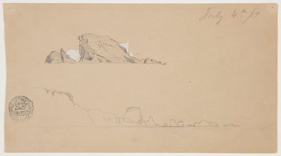 Dwie góry lodowe autorstwa Frederic Edwin Church