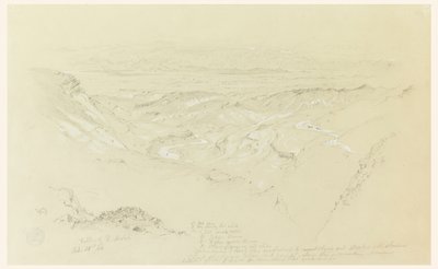 Dolina El Arabah autorstwa Frederic Edwin Church