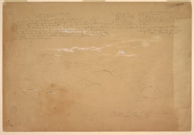 Widok z widokiem na dolinę Chota, między Ibarra i Puntal, Ekwador autorstwa Frederic Edwin Church