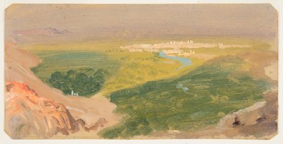 Widok w kierunku Damaszku, Syria autorstwa Frederic Edwin Church
