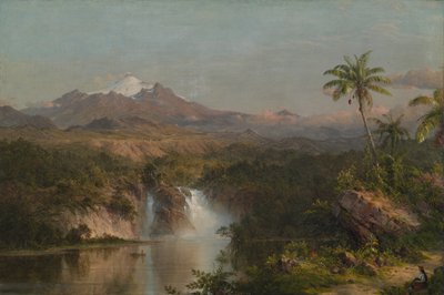 Widok na Cotopaxi autorstwa Frederic Edwin Church