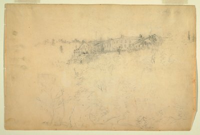 Widok na górski dom Catskill autorstwa Frederic Edwin Church