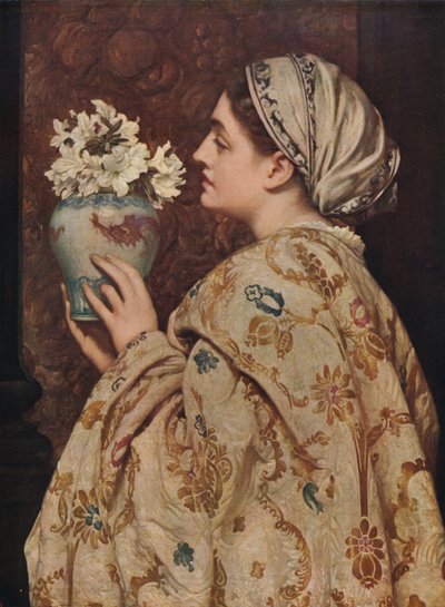 Szlachetna Dama Wenecji, 1866, c1915 autorstwa Frederic Leighton