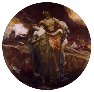 A morze wydało zmarłych, którzy w nim byli, 1891-92. autorstwa Frederic Leighton