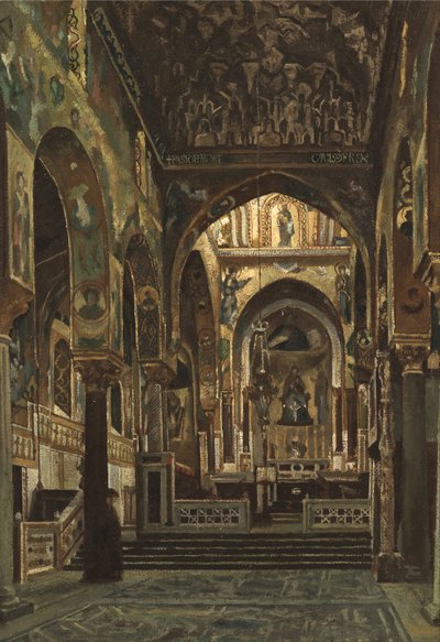 Kaplica Palatyńska, Palermo autorstwa Frederic Leighton