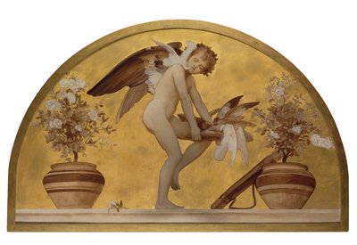 Amorek i Gołębie autorstwa Frederic Leighton