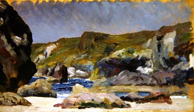 Kynance Cove (olej na panelu) autorstwa Frederic Leighton