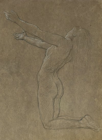Studiuj dla Clytie autorstwa Frederic Leighton