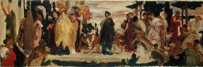 Studium dla Syrakuzańskiej Oblubienicy (olej na płótnie) autorstwa Frederic Leighton