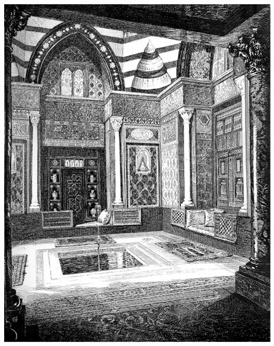 Sala Arabska, ok. 1880-1882 autorstwa Frederic Leighton