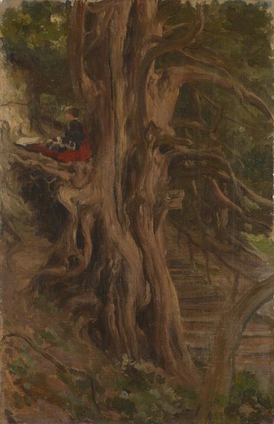 Drzewa w Cliveden autorstwa Frederic Leighton 1st Baron Leighton