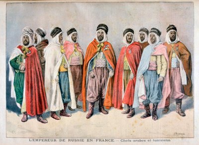 wodzowie arabscy i tunezyjscy, 1896 autorstwa Frederic Lix