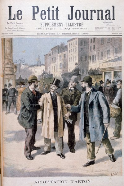 Aresztowanie Artona, 1895 autorstwa Frederic Lix
