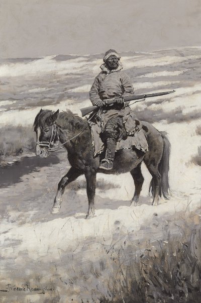Mandżurski bandyta, ok. 1904 r. autorstwa Frederic Remington