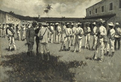 Rozwiązanie armii Gomeza autorstwa Frederic Remington
