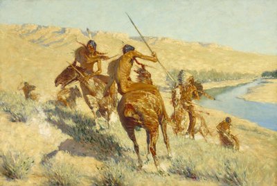 Odcinek Buffalo Gun autorstwa Frederic Remington